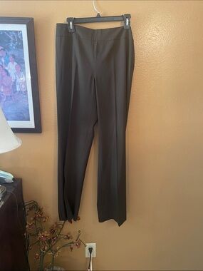 Classic Women's Brown Stretch Dress Pants